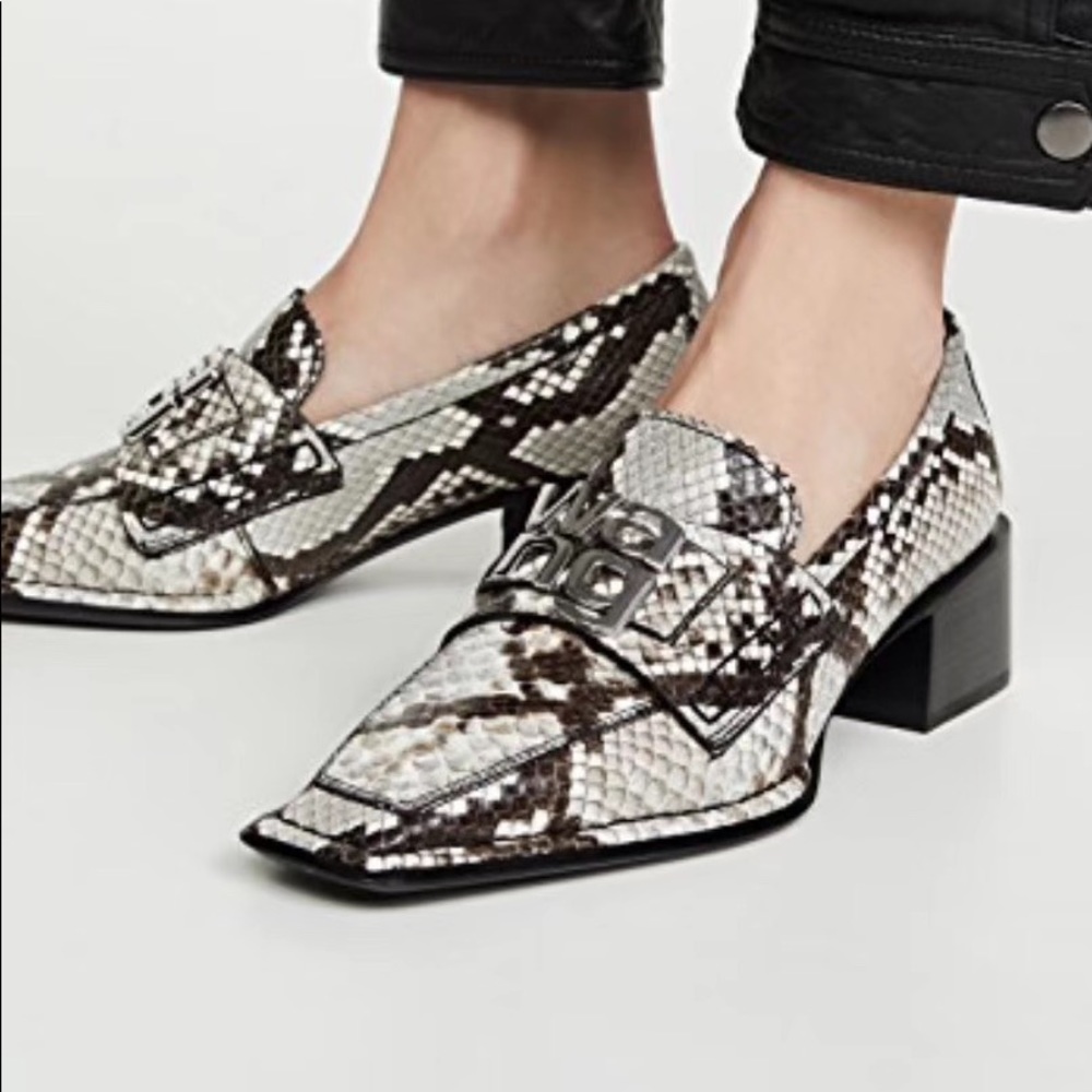 Alexander Wang Snake-effect Leather Pumps - Picture 2 of 8